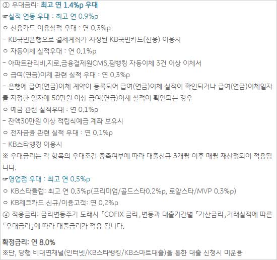 KB국민은행-군인-생활안정자금대출-우대금리-설명-이미지