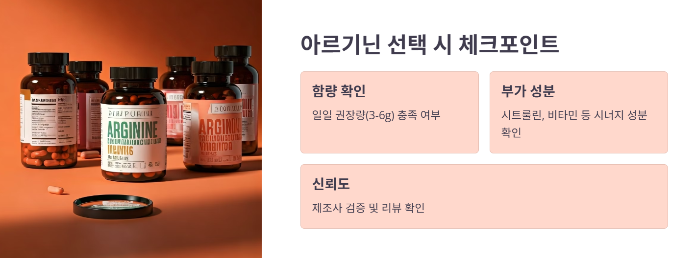 아르기닌 영양제 최종 점검!
