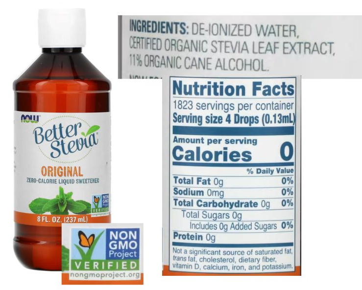 NOW-Foods,Better-Stevia,액상,오리지널