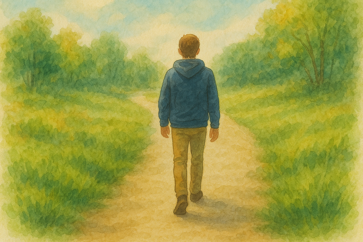 햇살 속 여정의 길