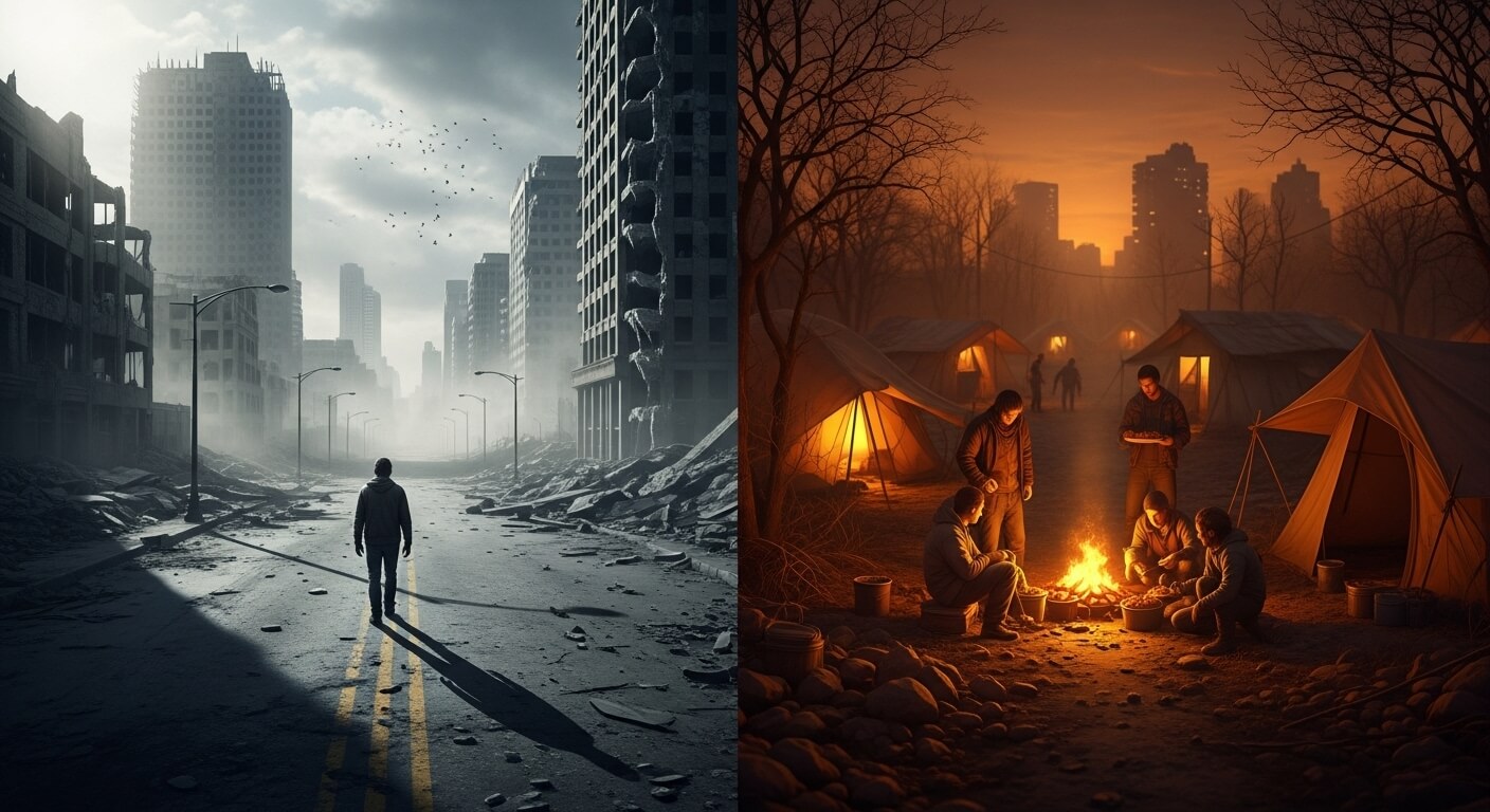 고독형 vs 공동체형 종말소설 관련 사진