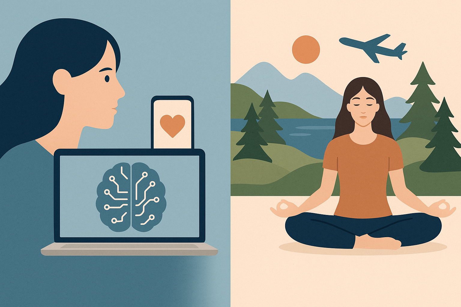 디지털 웰빙과 자연 치료