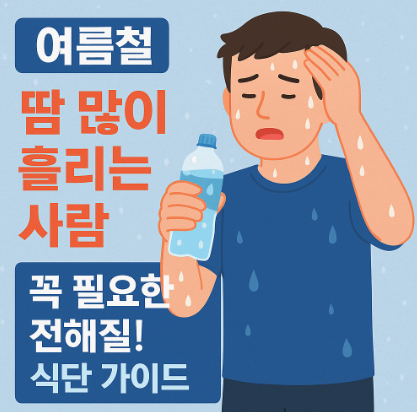 여름철-땀-많이-흘리는-사람-꼭-필요한-전해질
