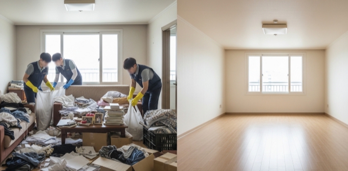 아산 고독사청소중