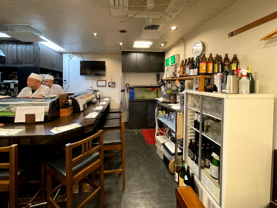 스시 이나호 가게안 모습