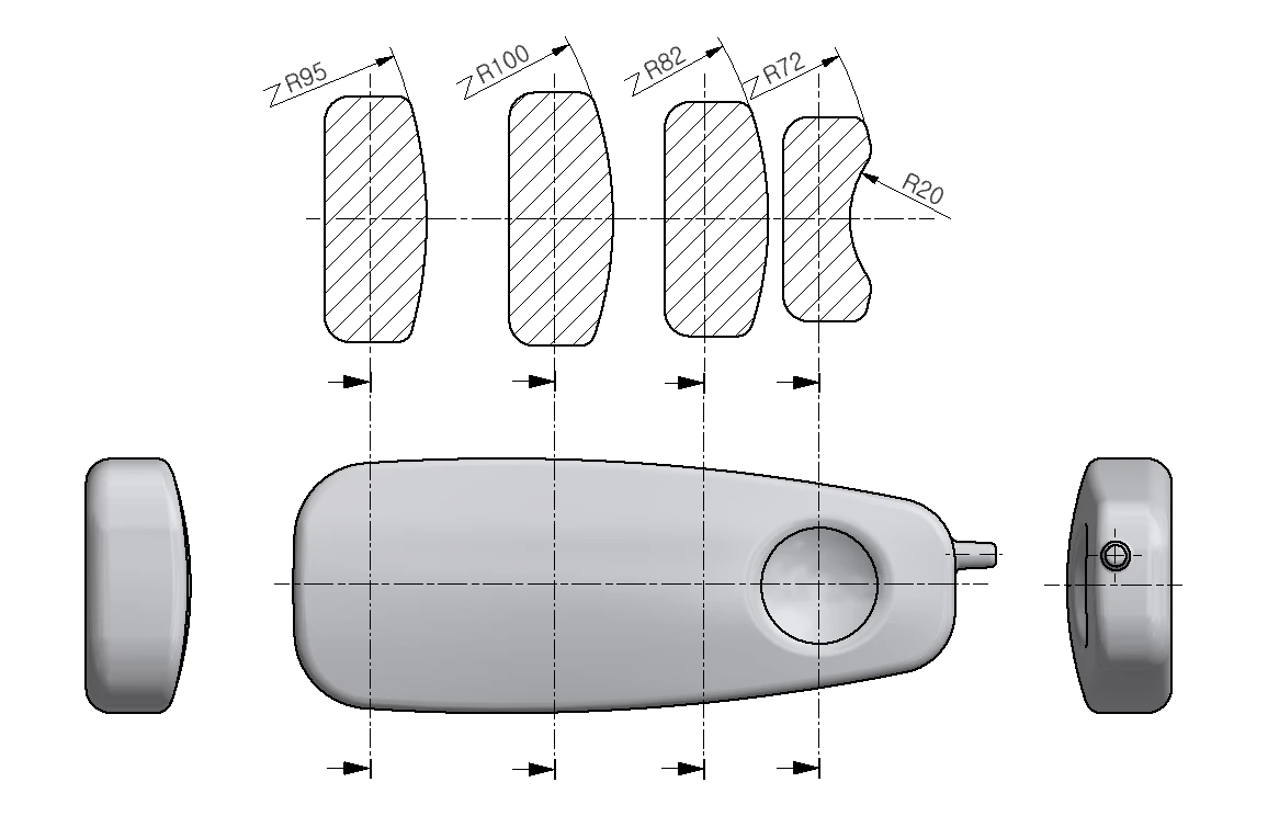 서서히-변하는-형상의-단면도