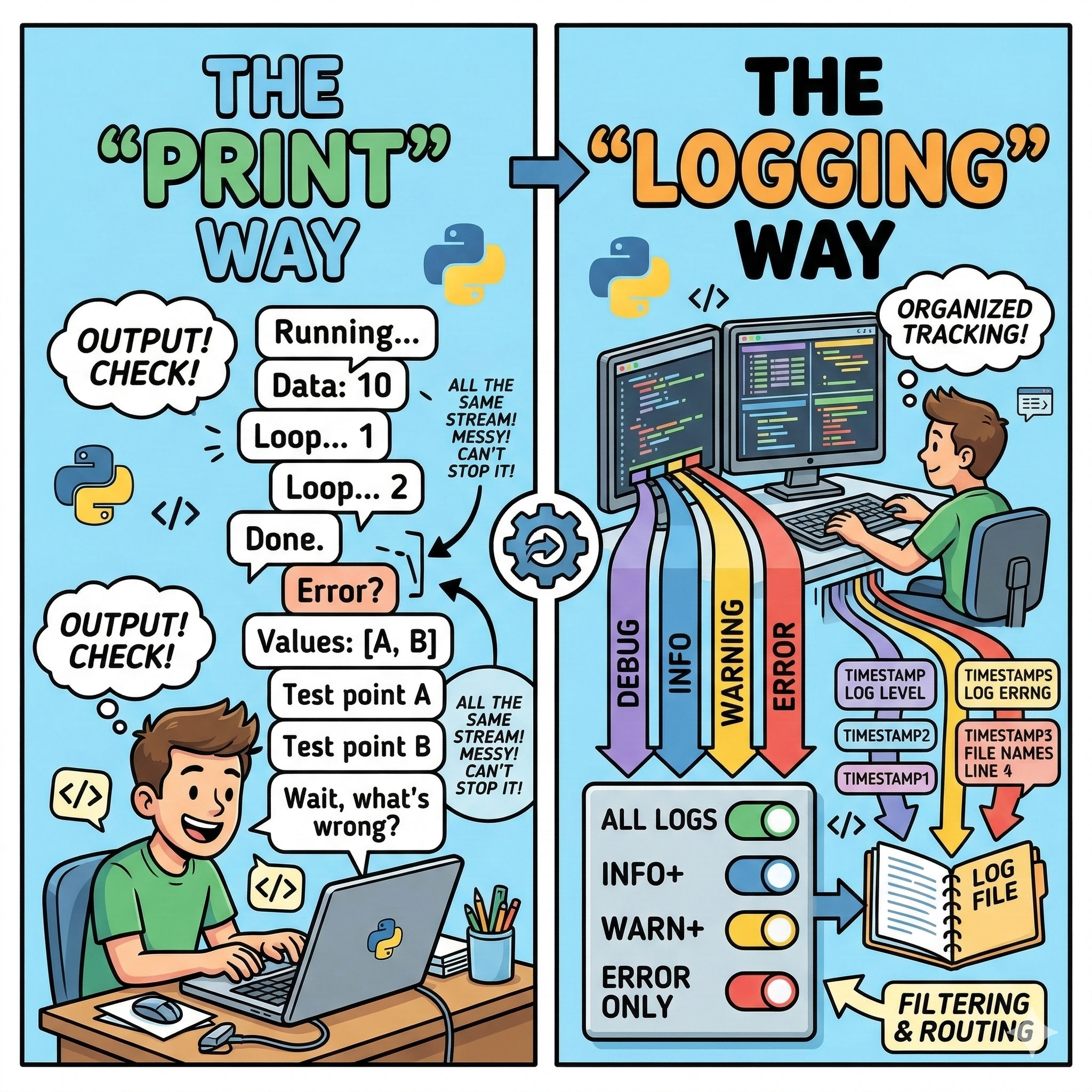 로그(Logging) 활용 방법