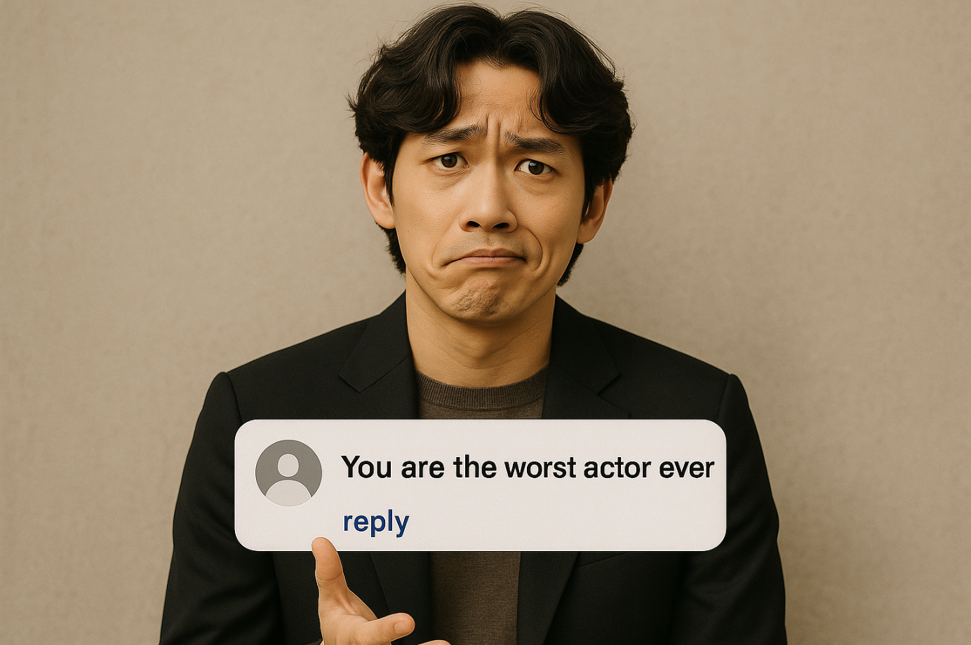 악플에 센스있게 대응하는 모습