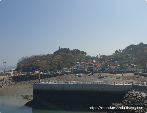 소무의인도교에서 바라본 소무의도