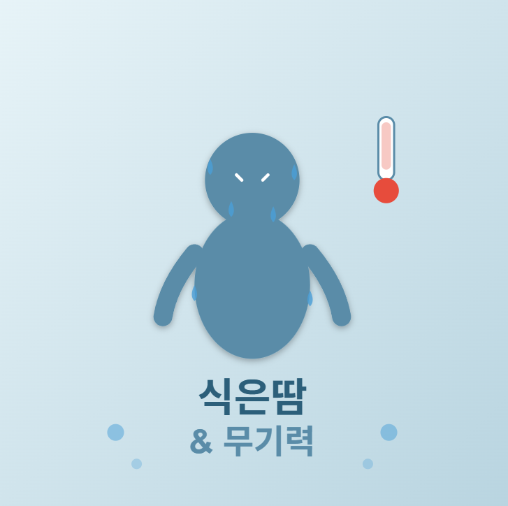 식은땀이 나고 기운이 없음 원인 알아보기