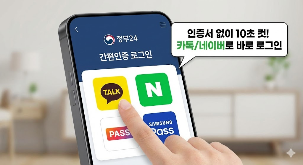 정부24 앱 로그인