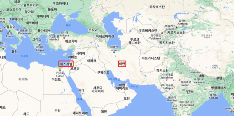 이란 지도 위치