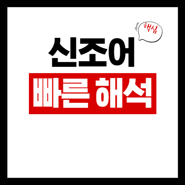 신조어 해석