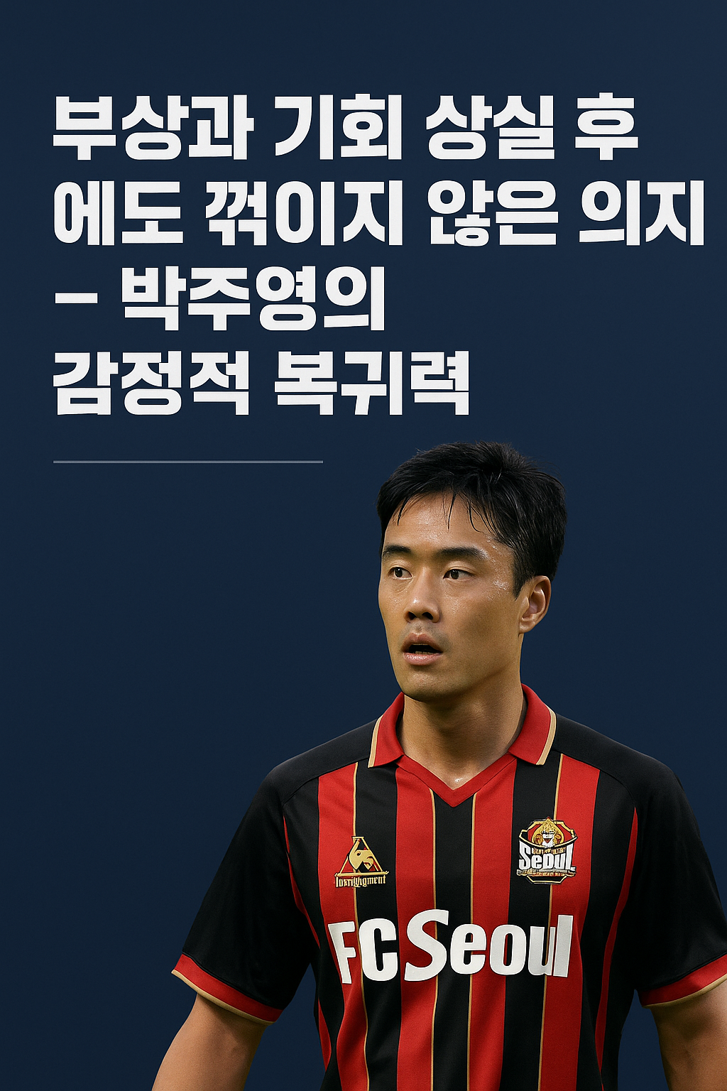 정점에서 몰락까지 … 그리고 다시 일어난 박주영의 감정 회복 전략