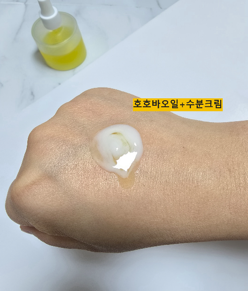 호호바 오일 지방산 보충 피부 장벽 레이어링