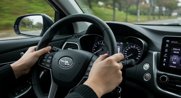 ✔️ 차선 변경 후 깜빡이 끄기