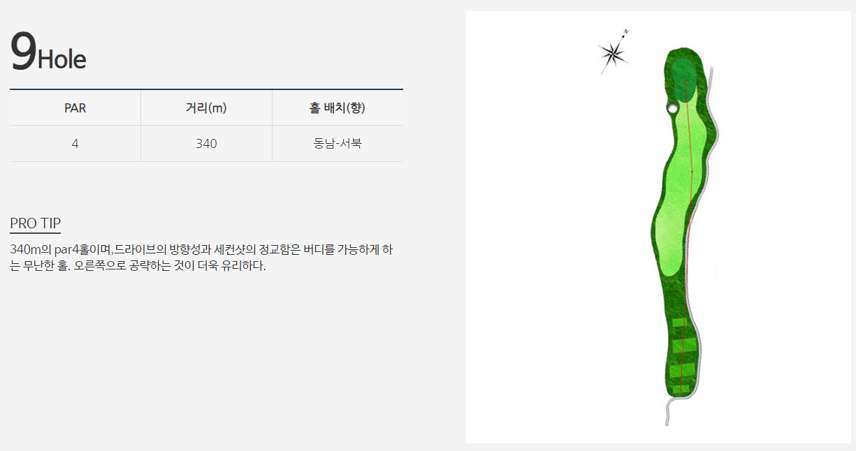 노벨 컨트리클럽 레이크코스 9