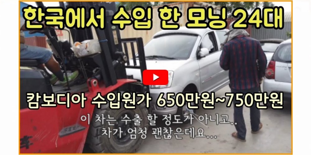 캄보디아-교포-한국개똥이-수입차-영상