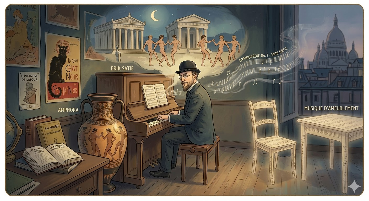 에릭 사티가 연주하는 짐노페디