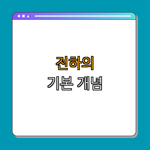 1. 전하의 기본 개념 이해하기