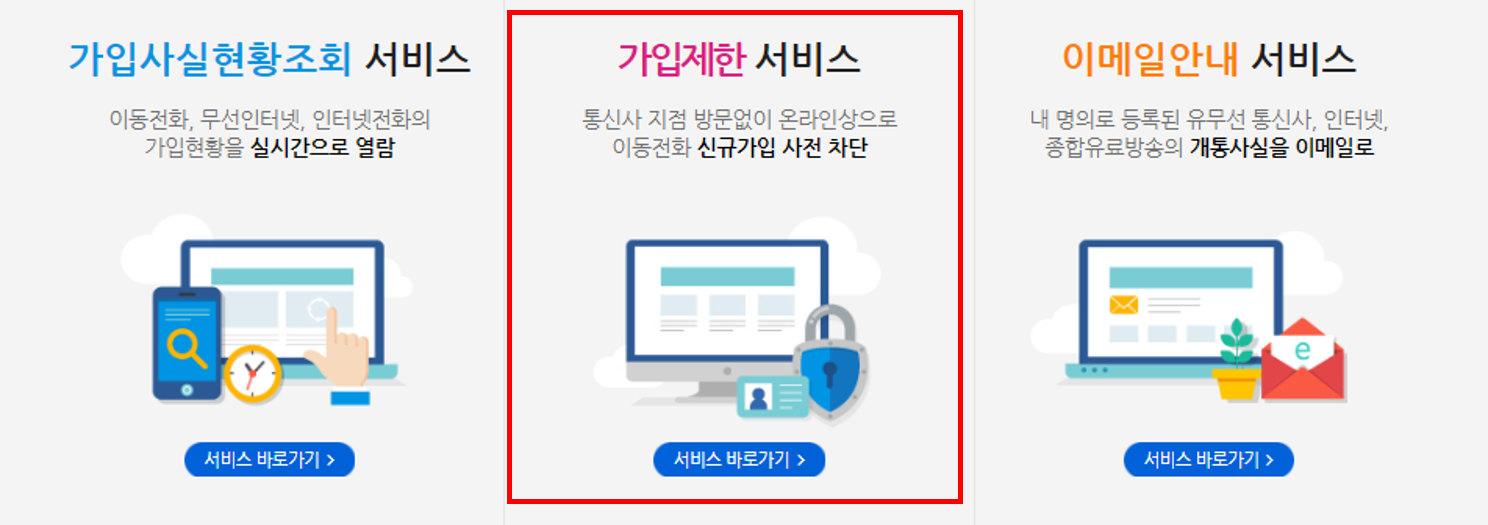 명의 도용 방지 서비스 '엠세이퍼'