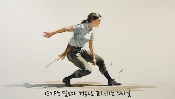 ISTP는 말보다 행동으로 표현하는 스타일