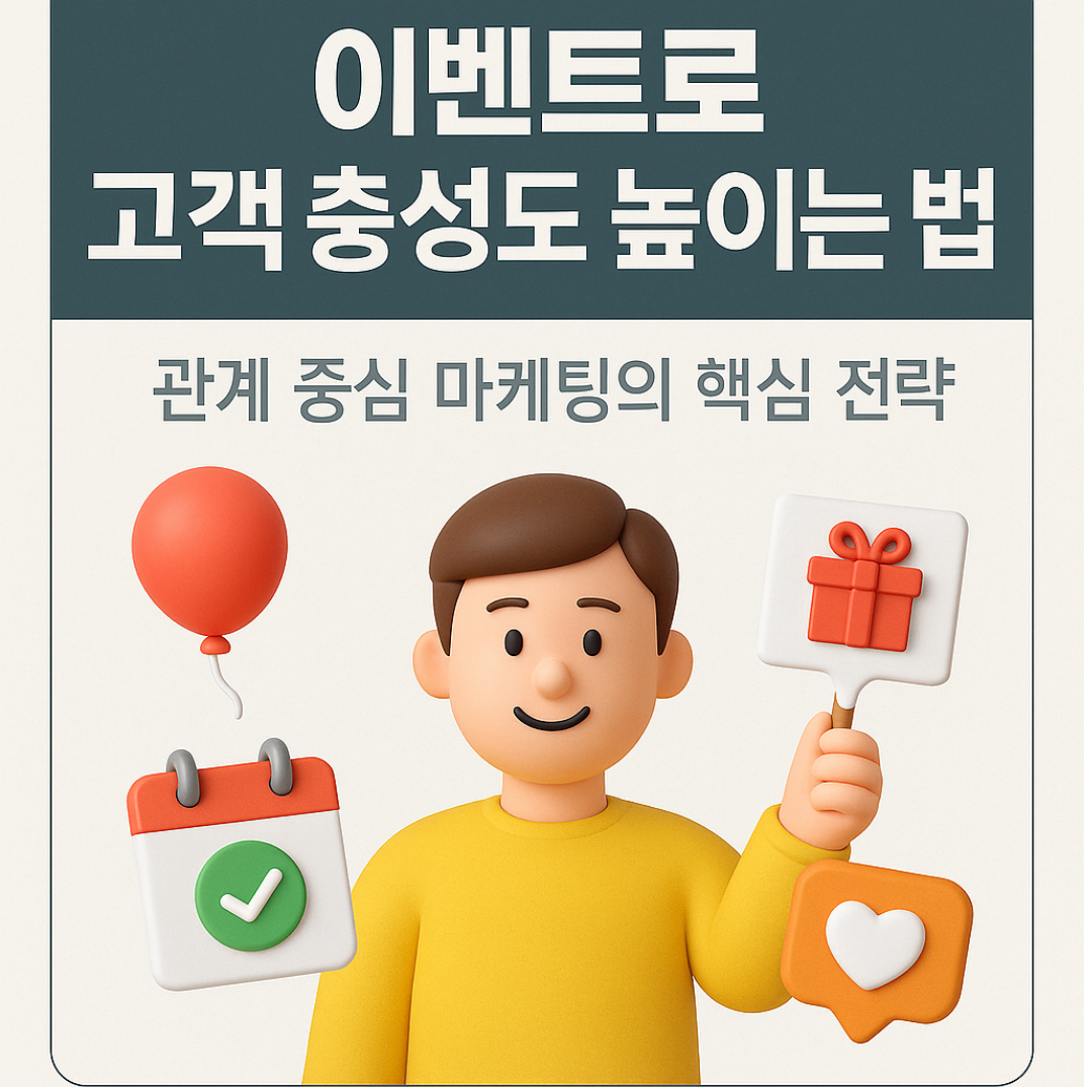 이벤트로 고객 충성도 높이는 법: 관계 중심 마케팅의 핵심 전략
