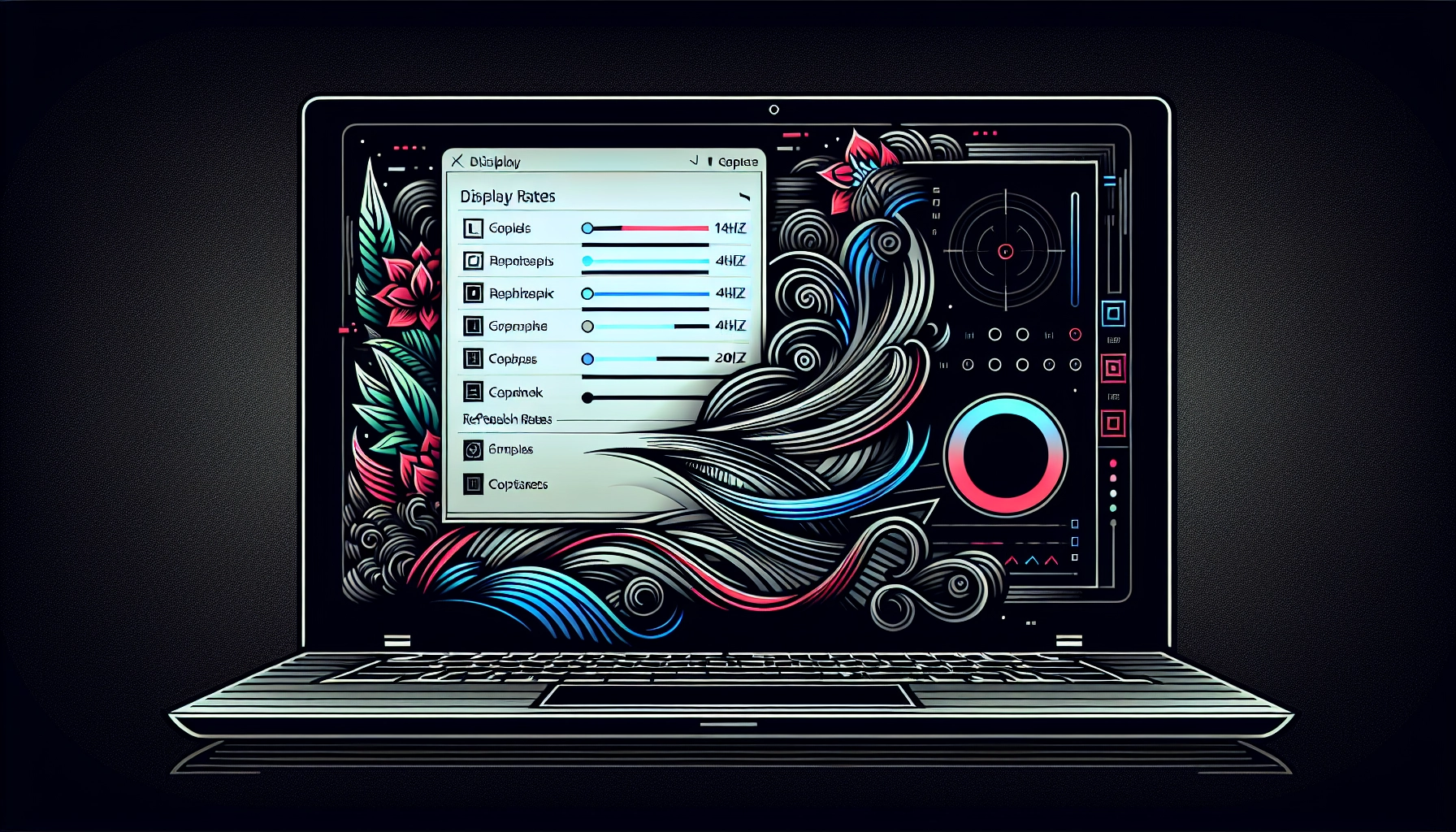 고주사율모니터