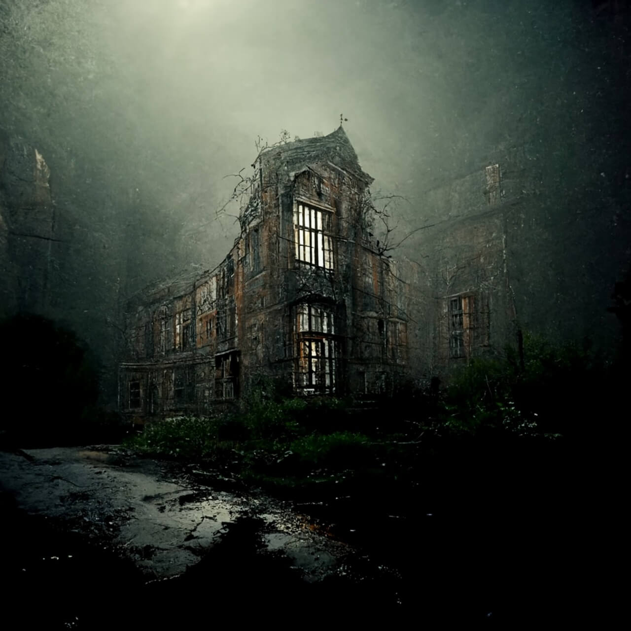 폐허 촬영 시 조명과 구도 팁