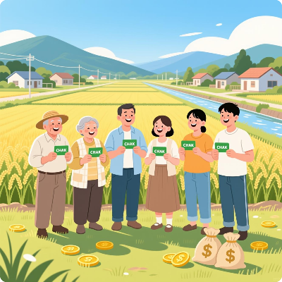 남해군 농어촌 기본소득 착카드 이미지