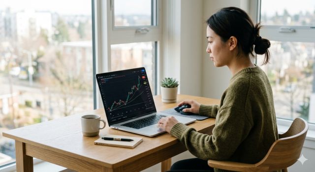 2026년 원달러 환율 상승 흐름을 분석하는 투자자의 모습