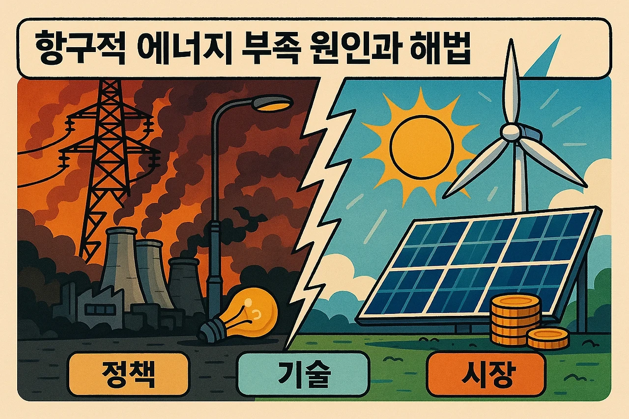 항구적 에너지 부족 원인과 해법 관련 사진