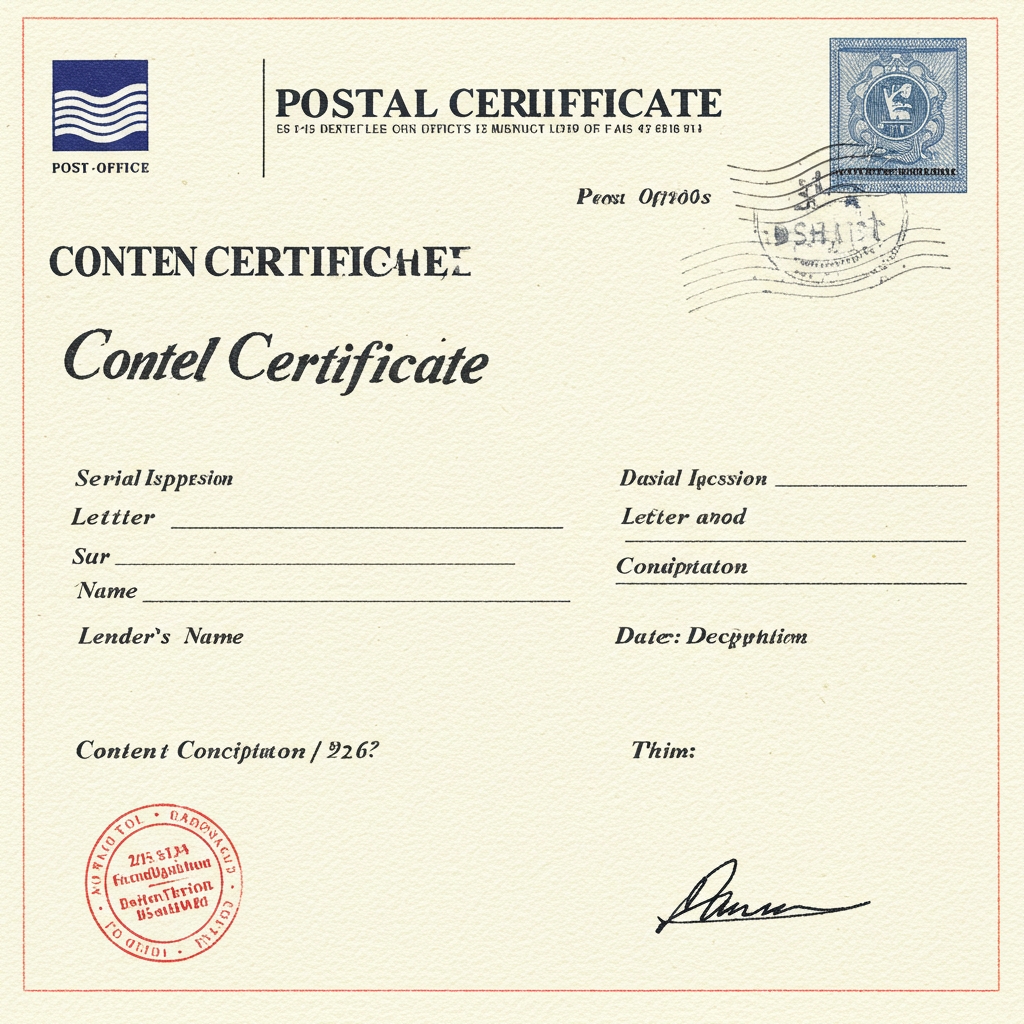 우체국 내용증명 관련 사진