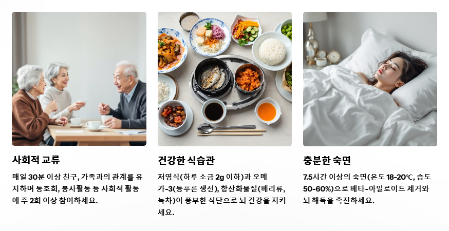 치매예방 습관