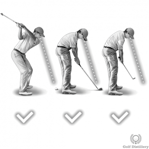 3) 견고한 임팩트와 팔로 스루