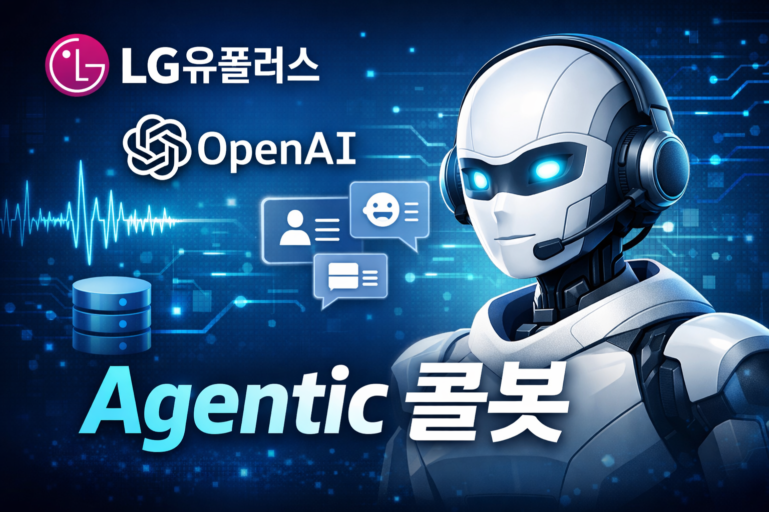 LG유플러스가 OpenAI 기술을 활용한 생성형 AI 기반 Agentic 콜봇(Standard)을 출시하며 상담 자동화와 완결형 AICC 구현에 나섰다