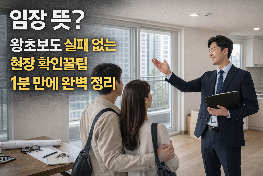 임장 뜻? 체크리스트 5가지로 현장 확인 실패 없이 끝내는 법