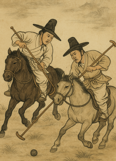 오늘은 신라 귀족들의 놀이 &lsquo;격구(擊毬)&rsquo; &ndash; 오늘날 폴로의 원형일까?