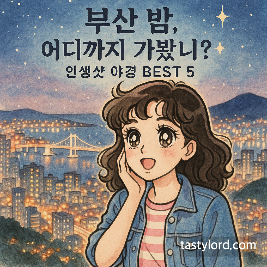 부산 야경 명소 BEST 5: 더베이101부터 황령산까지 인생샷