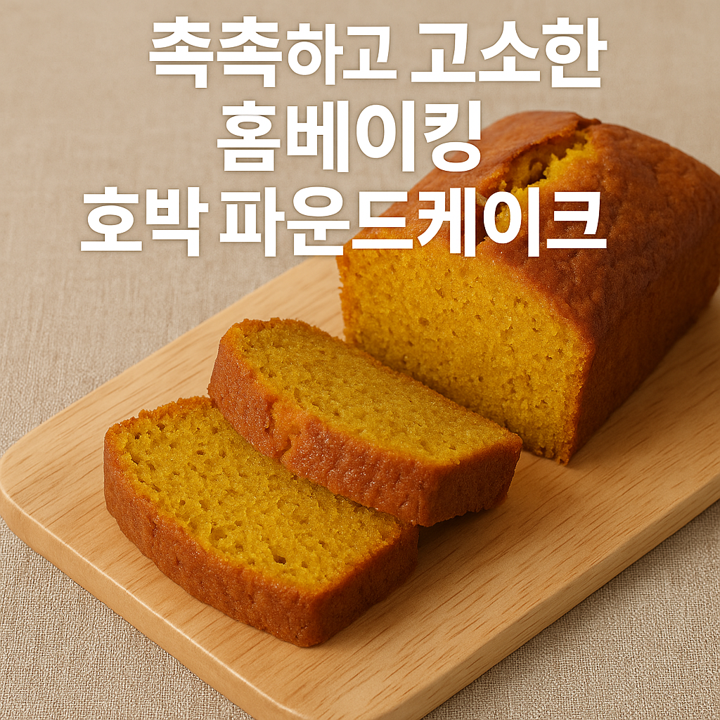 호박 파운드케이크