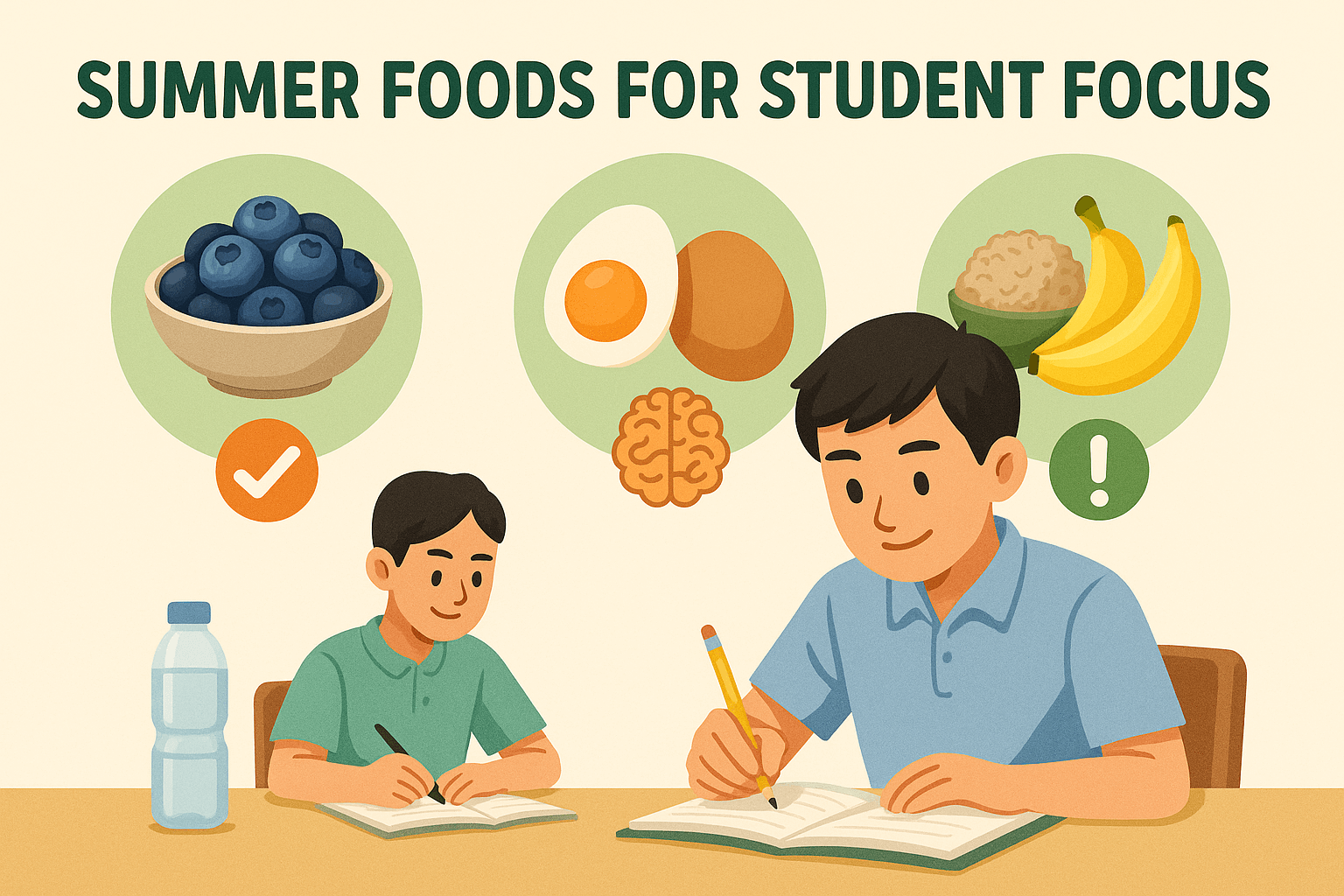 덥고 습한 날씨 속 집중력 떨어지는 수험생을 위한 음식