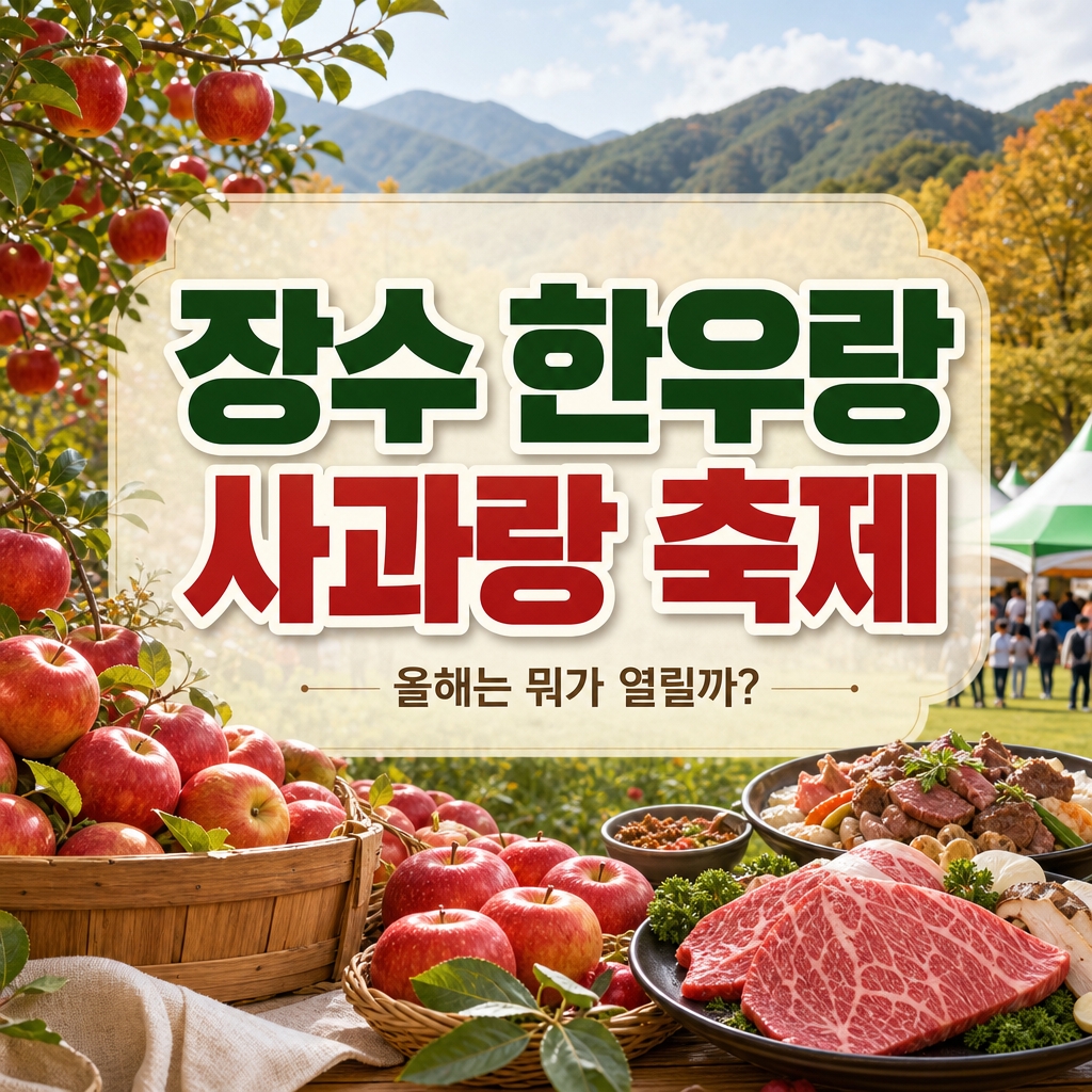 2026 장수 한우랑 사과랑 축제｜일정&middot;초대가수&middot;체험&middot;먹거리