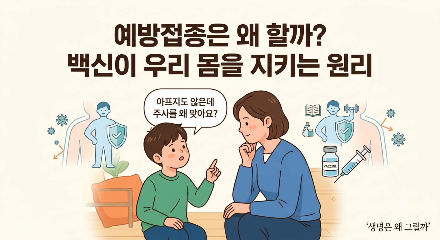 예방접종은 왜 할까? 백신이 우리 몸을 지키는 원리