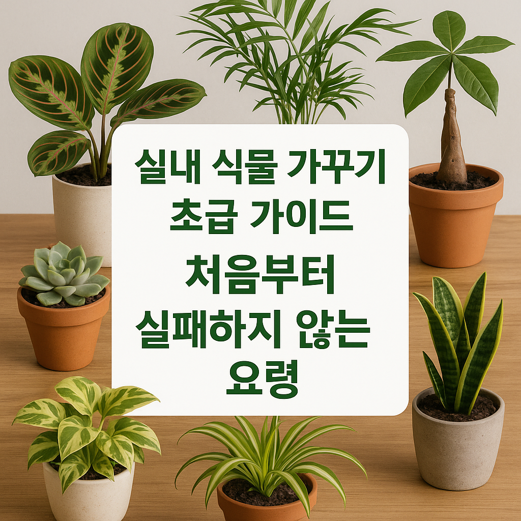 식물 가꾸기 초급