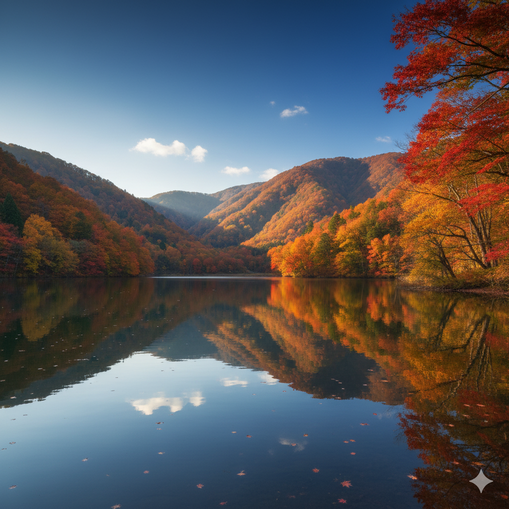 일본 가을 풍경