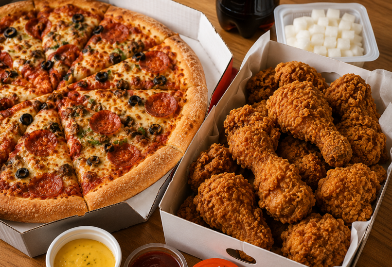 칼로리 높은 치킨, 피자로 채우면 안되는 이유
