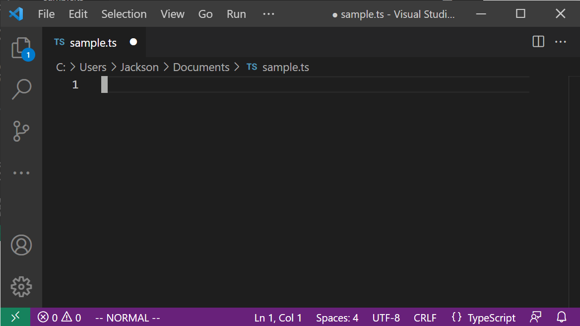 vim-하단-상태-막대에서-normal-모드-확인