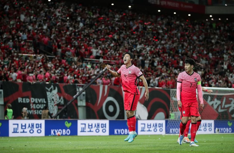 조규성 월드컵 첫골 세레모니