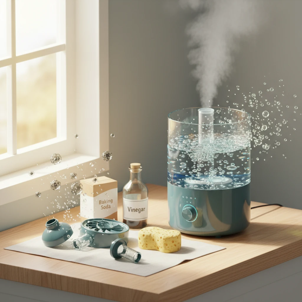 알레르기 비염 환자를 위한 가습기 청..