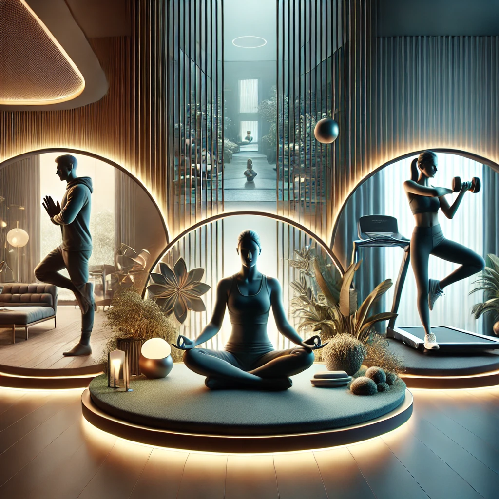 운동으로 정신 건강 챙기기: 명상 + 요가 + 피트니스의 힘 (Taking care of your mental health through exercise: the power of meditation + yoga + fitness)